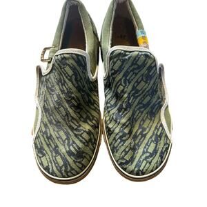 LAMB By Gwen Stefani Slip On Sneakers Army Green Printed Women's Size 9 L.A.M.B.